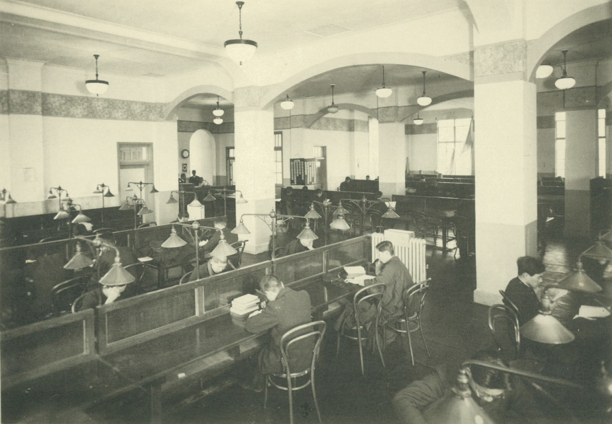 附属図書館本館閲覧室（1928年）