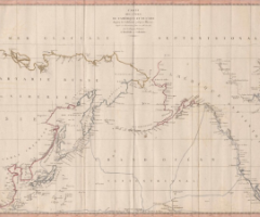 Carte des côtes de l'Amérique et de l'Asie