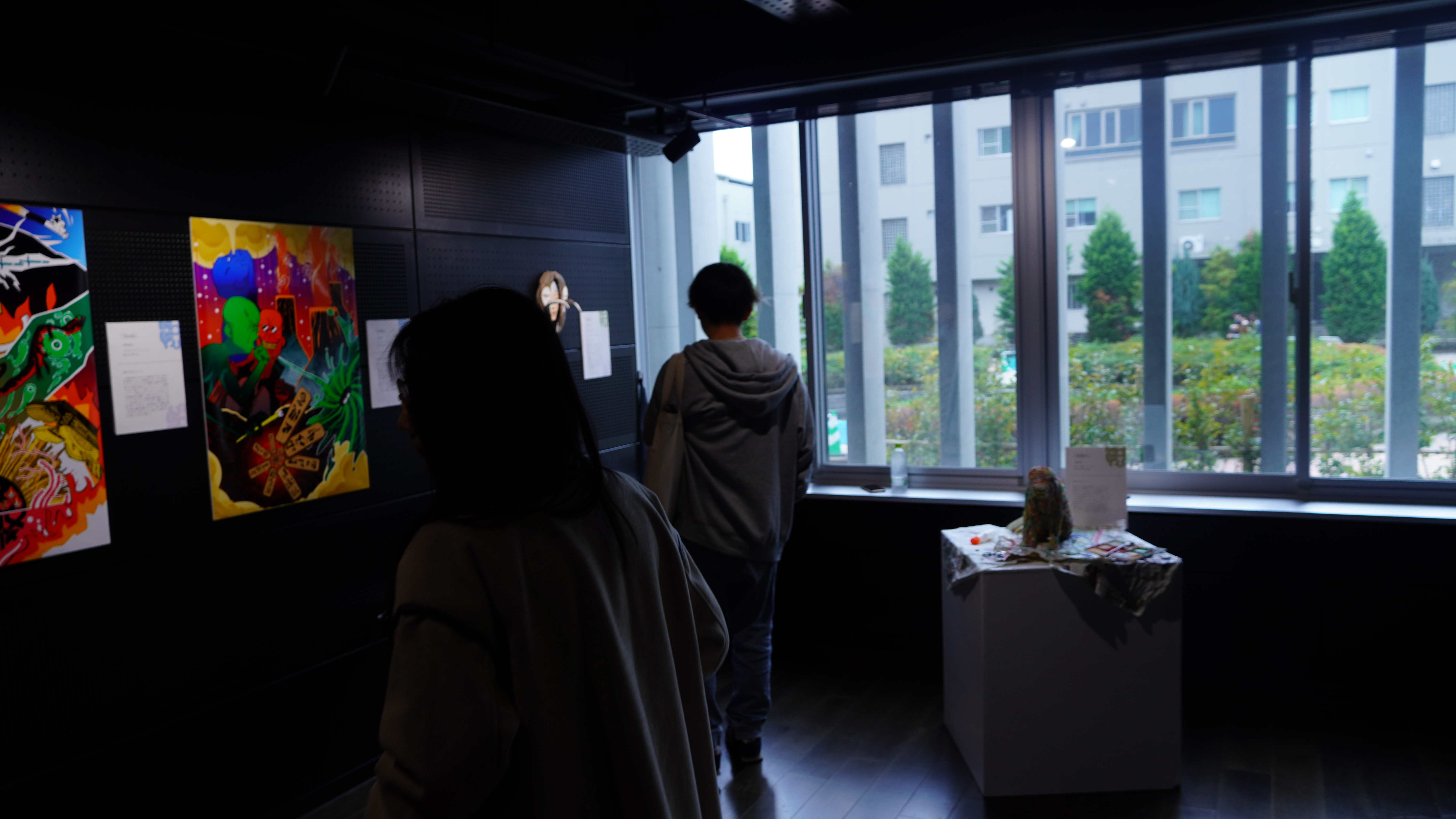 映像音響ラウンジ展示風景